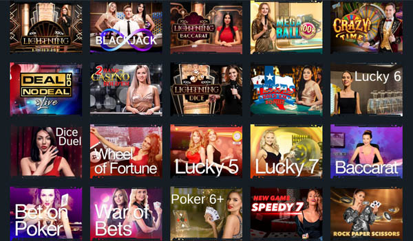casinozer live games