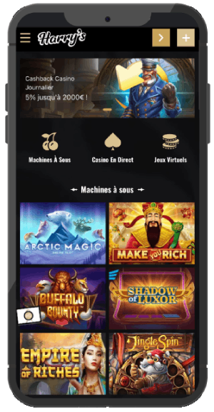 harrys casino version mobile