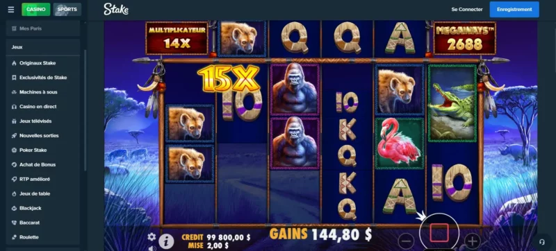 Great Rhino Megaways sur Stake Casino en ligne