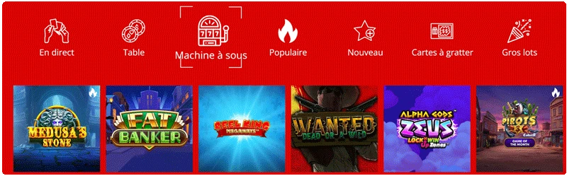 capture d'écran sots captain spins casino