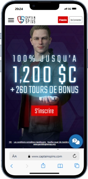 version mobile captain spins casino
