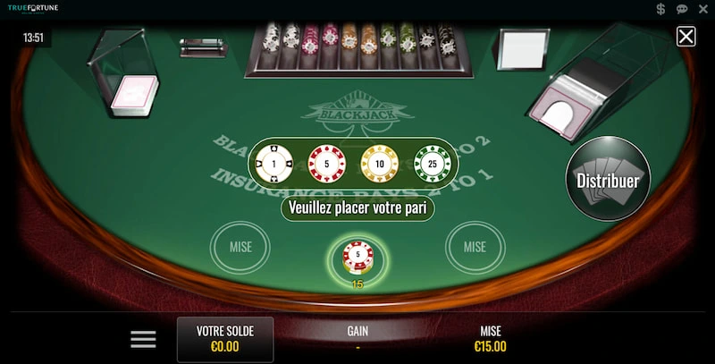 blackjack truefortune casino