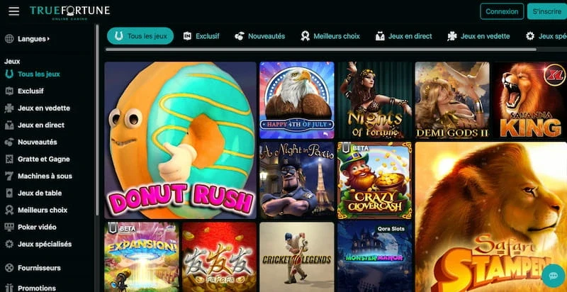 jeux truefortune casino