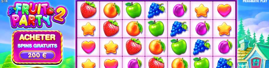 achat de free spins #1 fruit party 2