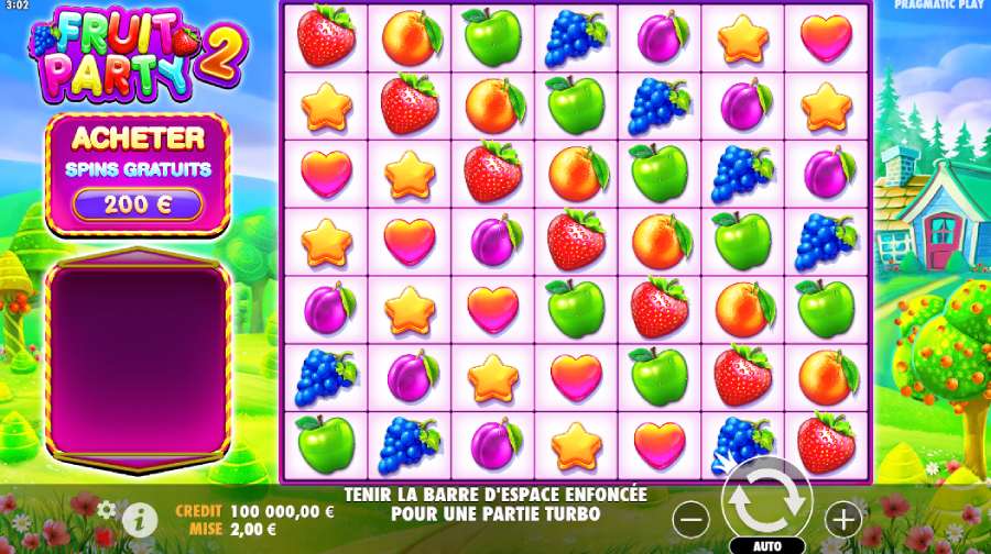 interface slot fruit party 2