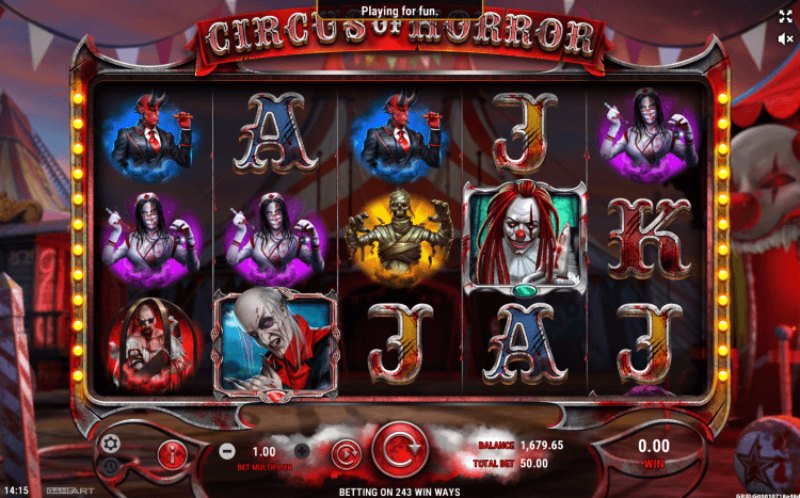 capture d'écran circus of horror