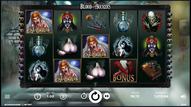 Blood suckers sur Metaspins Casino