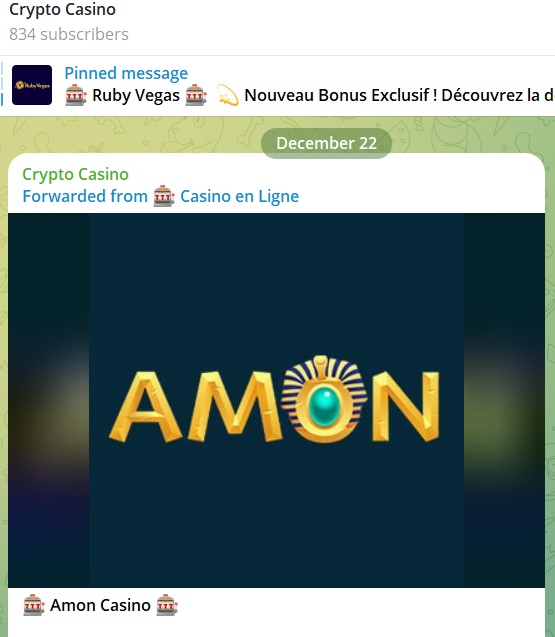 Crypto casino telegram