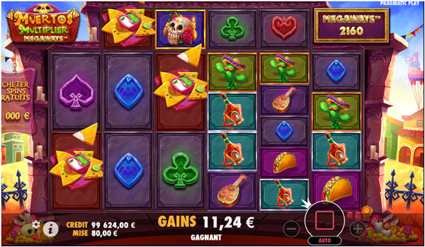 capture d'écran combinaison slot muertos multiplier