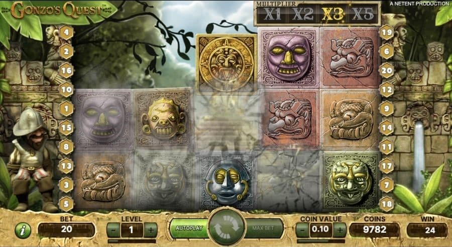 combinaisons 1 machine a sous gonzos quest