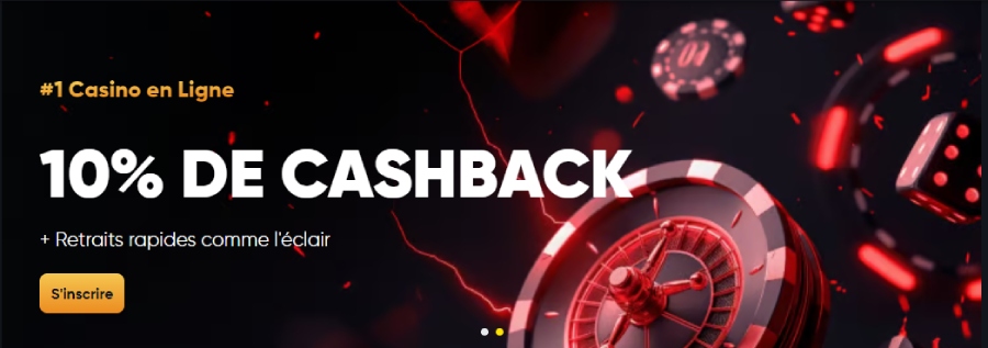 capture d'écran bonus bienvenue instant casino
