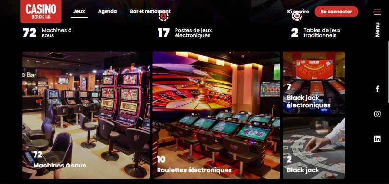 capture d'écran jeux casino de berck