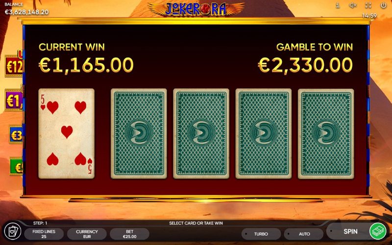 capture d'écran risk game slot joker ra sunrise