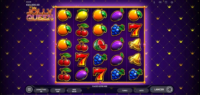 capture d'écran slot jolly queen