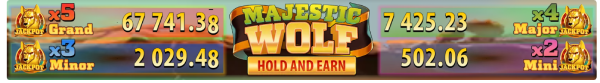 jackpot progressif slot majestic wolf