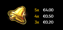symbole cloche slot jolly queen