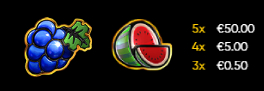 symbole raisin et patèque slot jolly queen