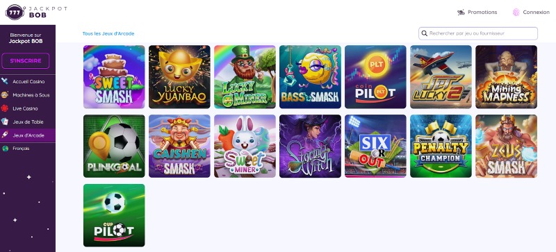 capture d'écran mini jeu lucky yuambo jackpot bob