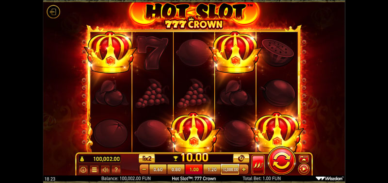 capture d'écran slot 777 crowns