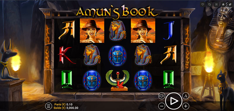 capture d'écran slot amuns book