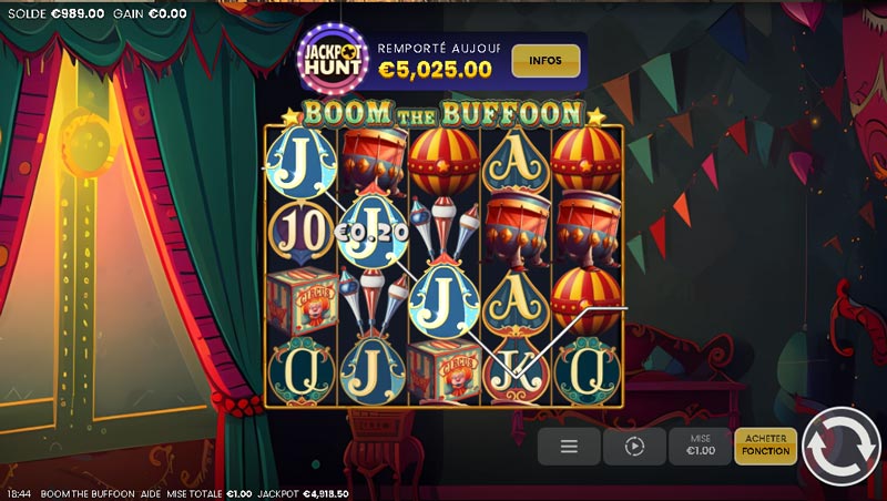 capture d'écran slot boom the buffon
