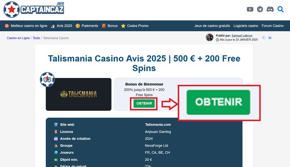 Trouvez votre casino