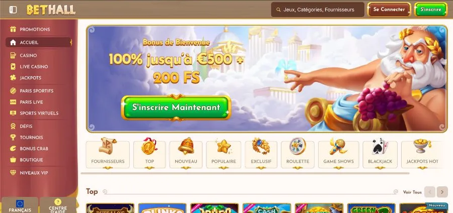 bet hall casino anonyme