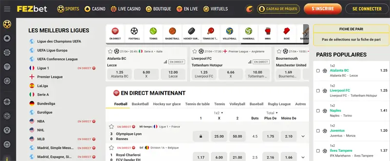 paris sportifs fezbet